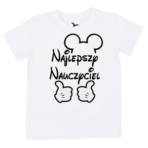Koszulka Najlepszy Nauczyciel z myszką