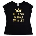 Koszulka Ale czad ma już 6 lat z imieniem