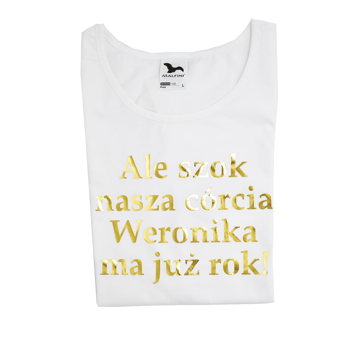 koszulka damska ale szok nasza córka ma już rok!