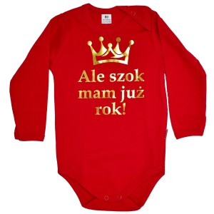 Body dziecięce Ale szok mam już rok