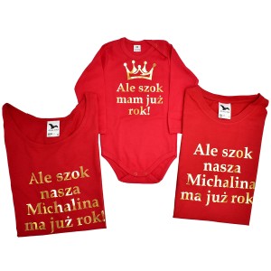 Zestaw rodzinny 2+1 Ale szok ma już rok z imieniem