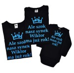 Zestaw rodzinny 2+1  Ale szok ma już rok! + imię