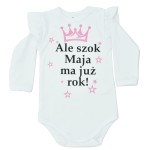 Body Ale szok ma już rok z imieniem dziecka