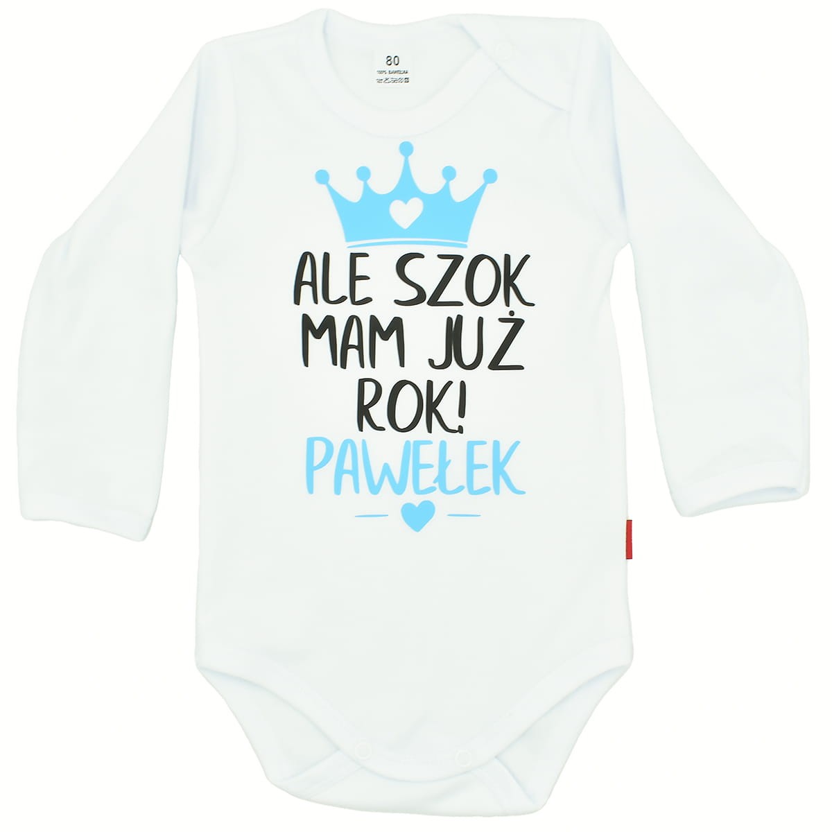 body dzieciece ale szok mam juz rok z imieniem dziecka