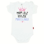 Body z falbanką Mam już roczek + imię