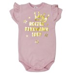 Body ROCZEK PANOWANIA + imię brudny róż