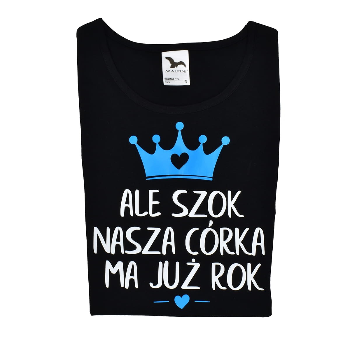 koszulka damska ale szok nasza corka ma juz rok