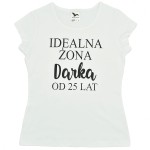 Koszulka damska Idealna żona z imieniem