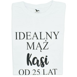 Koszulka męska Idealny mąż z imieniem