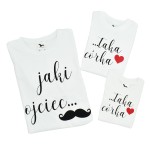 Zestaw koszulek Tata i Córki - Jaki ojciec, taka córka
