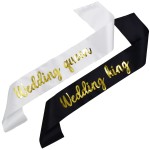Komplet szarf Wedding Queen i Wedding King