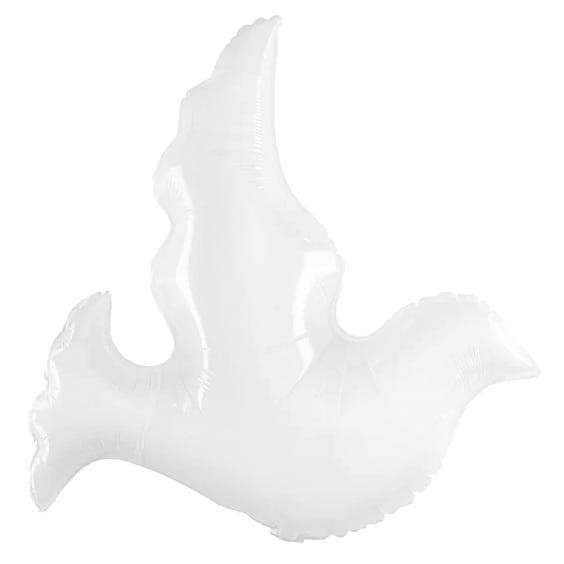 Balon foliowy Gołąb biały 45cm