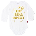Body dziecięce Brat Króla Imprezy białe