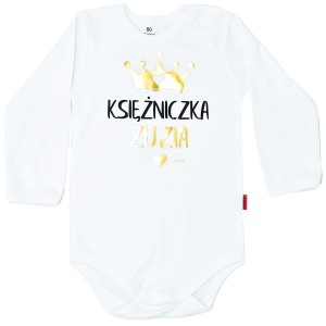 Body Księżniczka ze złotą koroną i imieniem