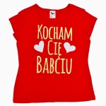 Koszulka Kocham Cię Babciu