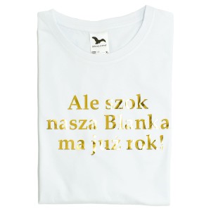 Koszulka męska Ale szok nasza córka ma już rok!