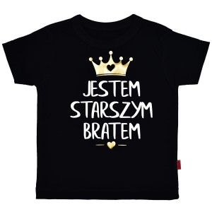 Koszulka Jestem starszym bratem z koroną