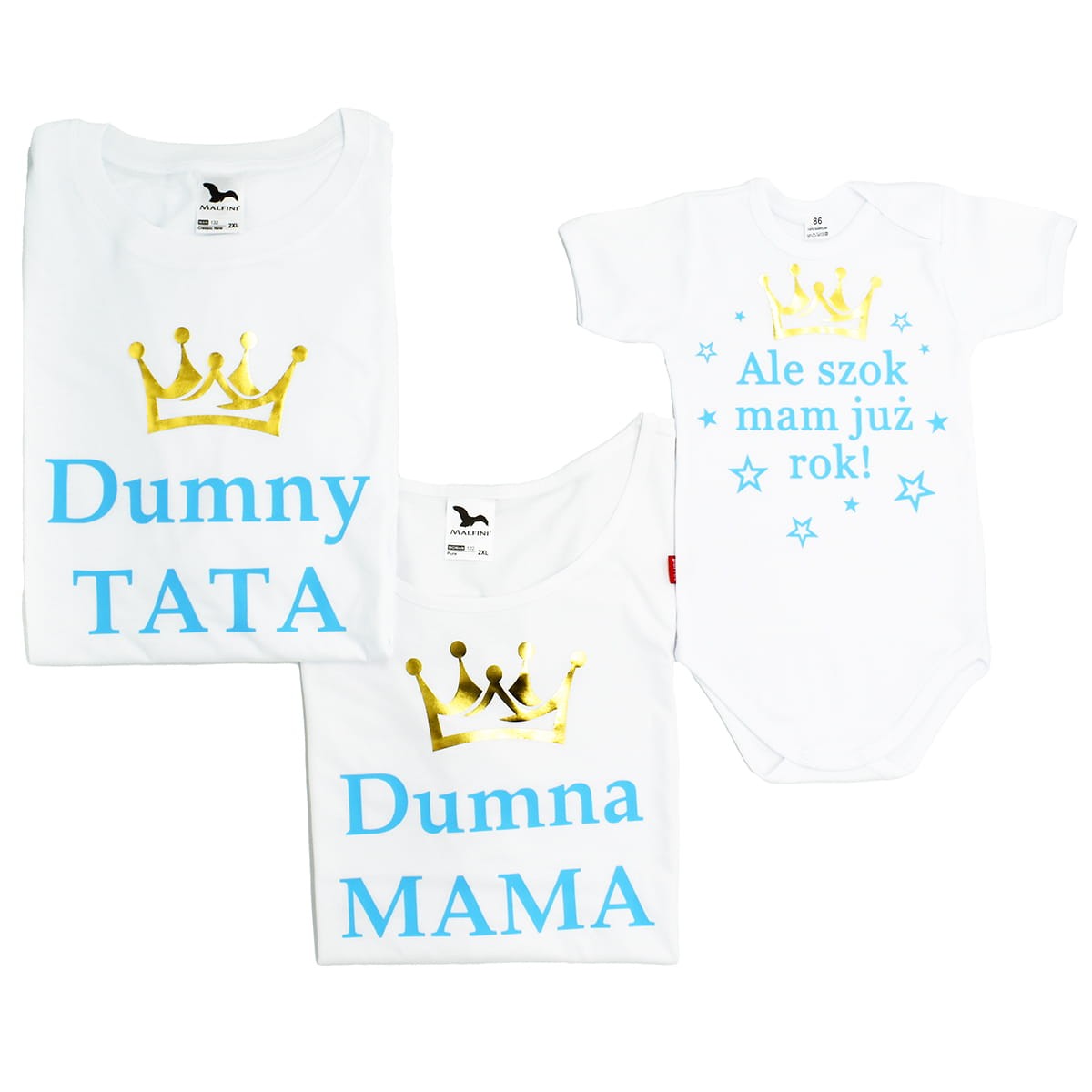 zestaw dumna mama i tata body