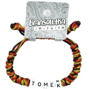 Bransoletka z imieniem Tomek