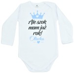 Body Ale szok mam już rok z imieniem dziecka