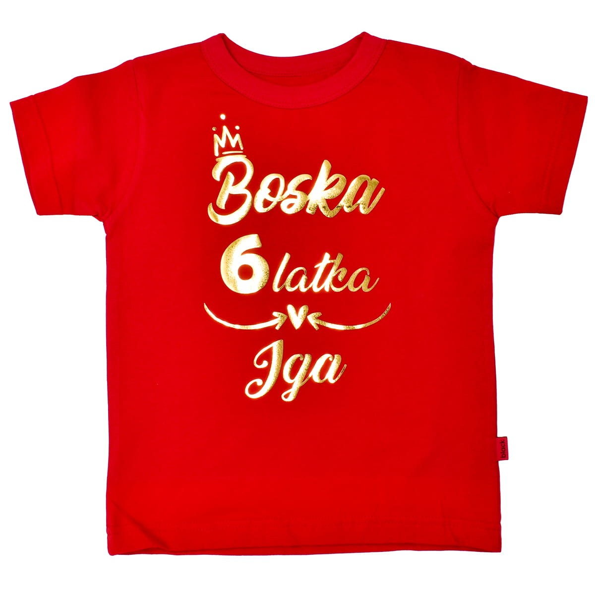 koszulka dziecieca boska 6 latka z imieniem