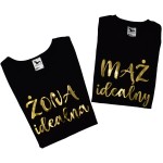 Zestaw koszulek Idealny mąż i Idealna żona