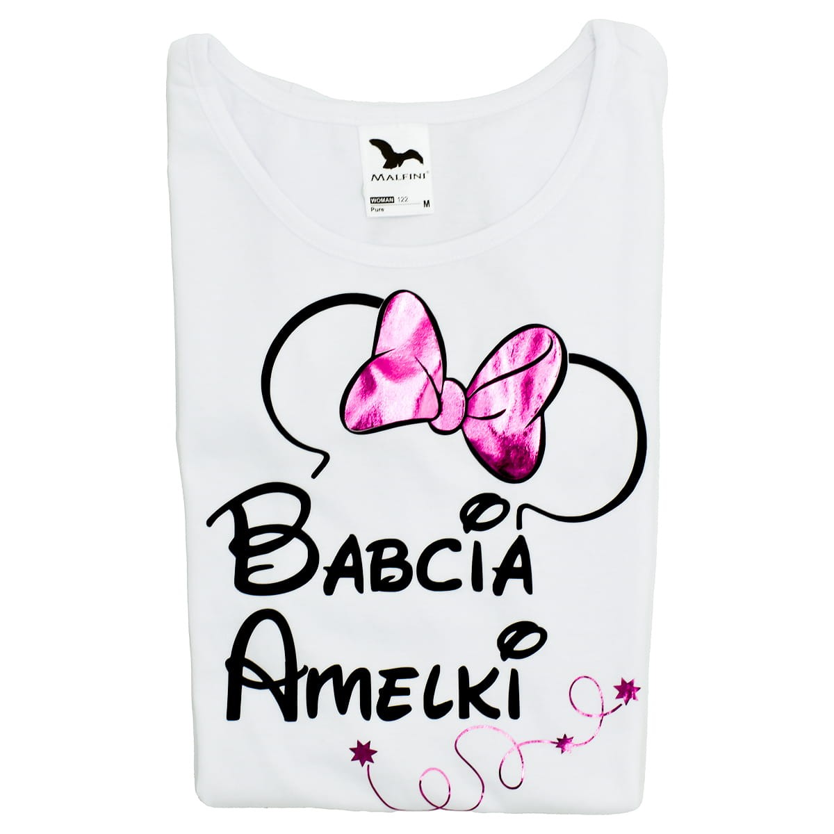 koszulka babcia z imieniem dziecka myszk