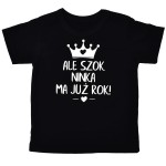 Koszulka Ale szok ma już rok! z imieniem dziecka