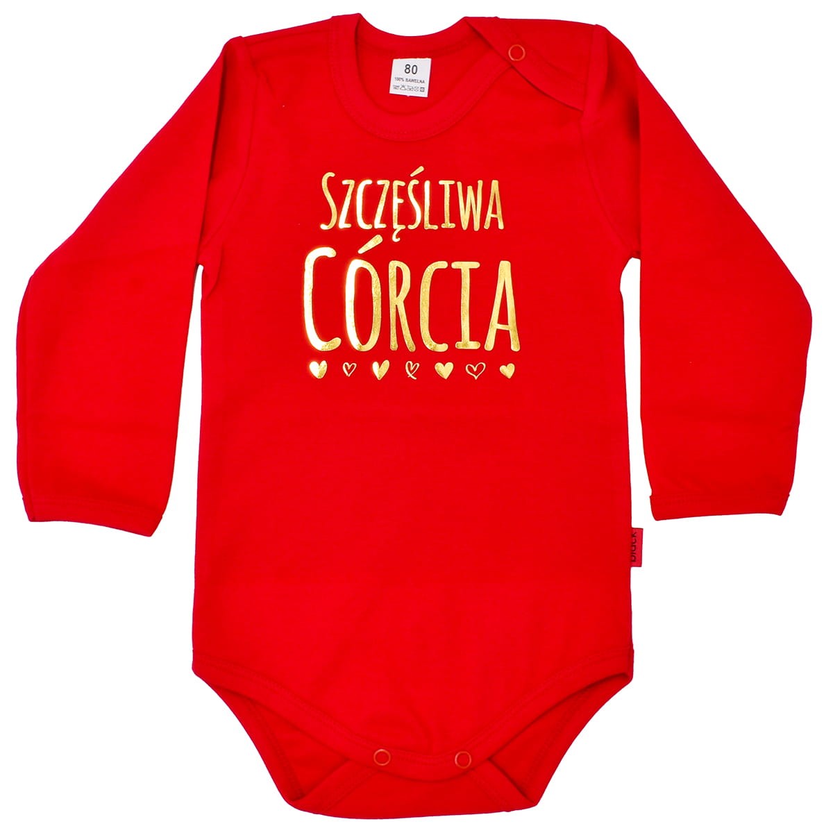 body szczesliwa corcia czerwone