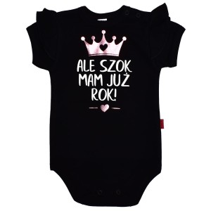 Body dziecięce z falbanką Ale szok mam już rok!