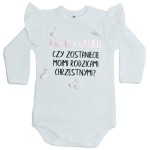 Body niemowlęce Czy zostaniecie moimi rodzicami chrzestnymi?