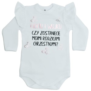 Body niemowlęce Czy zostaniecie moimi rodzicami chrzestnymi?