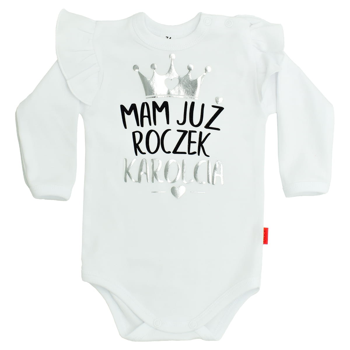 body z falbanka mam juz roczek z imieniem srebrne