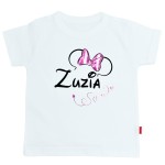 Koszulka dziecięca z myszką i imieniem dziecka