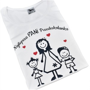 Koszulka NAJLEPSZA PRZEDSZKOLANKA z dowolnym imieniem