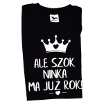 Koszulka damska Ale szok ma już rok! + imię