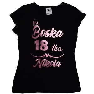 Koszulka Boska 18tka z dowolnym imieniem