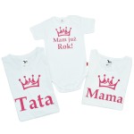 Zestaw rodzinny Mam już rok! mama tata dziecko