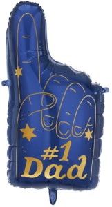 Balon foliowy #1 Dad, 46 x 86.5 cm, mix