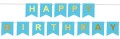 Baner urodzinowy happy birthday niebieski