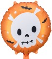 Balon foliowy Czaszka, 45 cm, mix