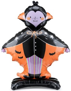 Stojący balon foliowy Dracula, 64x81 cm, mix