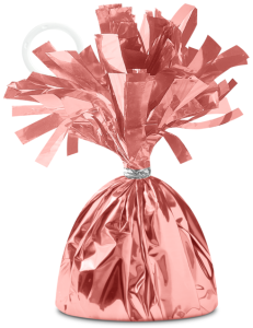 Ciężarek do balonów rose gold błyszczący różowe złoto