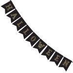 Baner Halloween, czarny, 20x175cm
