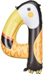 Balon foliowy Cyfra 4 - Tukan, 68x91 cm, mix