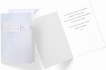 Pamiątka Sakramentu Chrztu Świętego - wzór w serca i krzyże