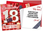 Kartka na 18 Urodziny - czerwona, motyw filmu