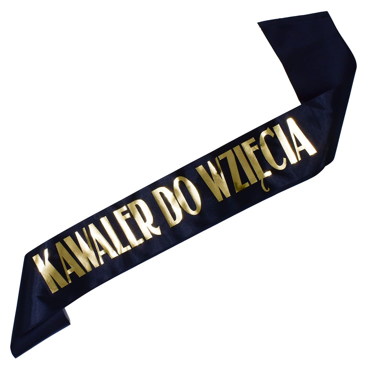 Czarna szarfa Kawaler do Wzięcia