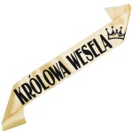 Złota szarfa Królowa Wesela
