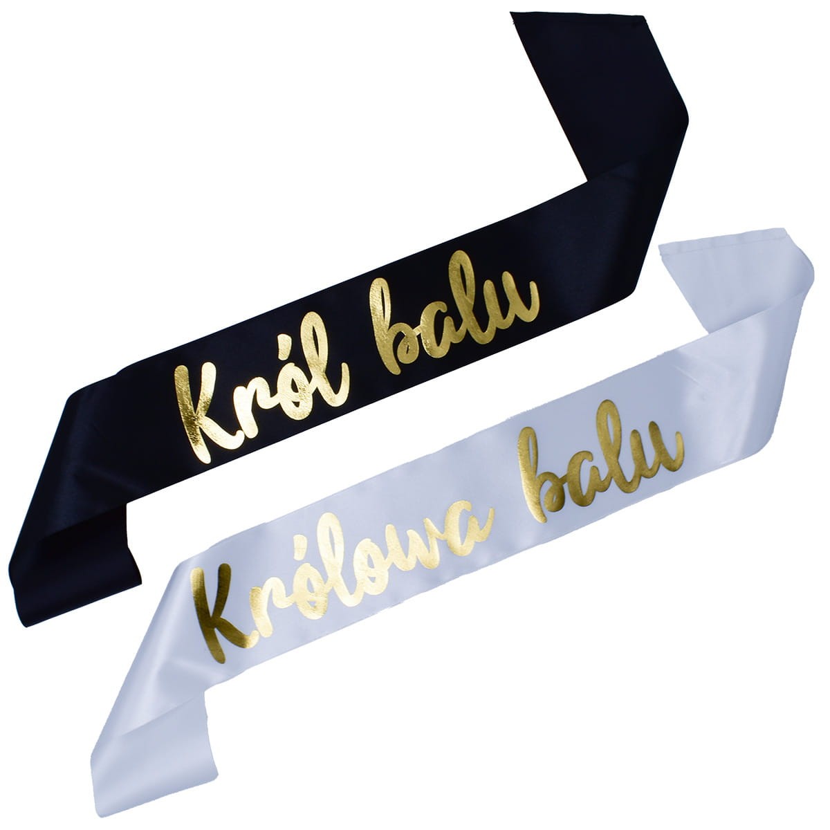 Zestaw szarf Król i Królowa Balu